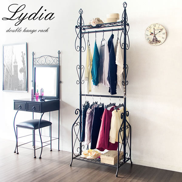 ダブルハンガーラック Lydia(リディア)
