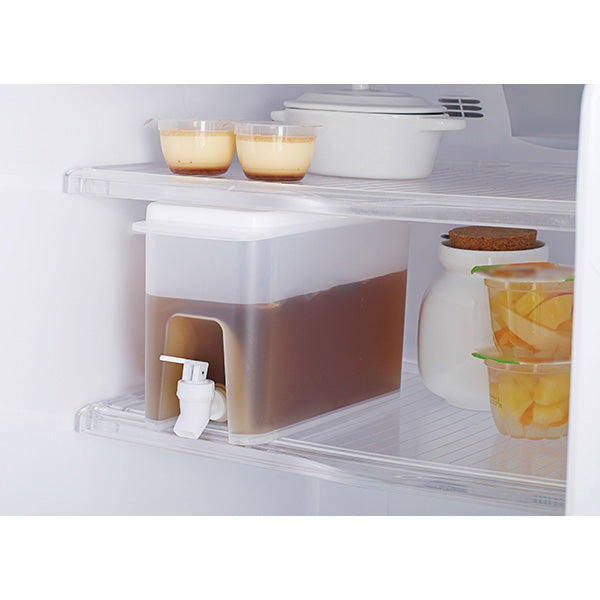 コジット ドリンクサーバーソソギーナ ドリンクサーバー 家庭用 冷蔵庫に入る ソソギーナ 麦茶ポット 大容量 蛇口付き お手入れ簡単 便利 洗いやすい 家庭用 コンパクト 省スぺース 冷蔵庫内 衛生的 ジュース お茶 おしゃれ こども 出しやすい 簡単 保存 保管