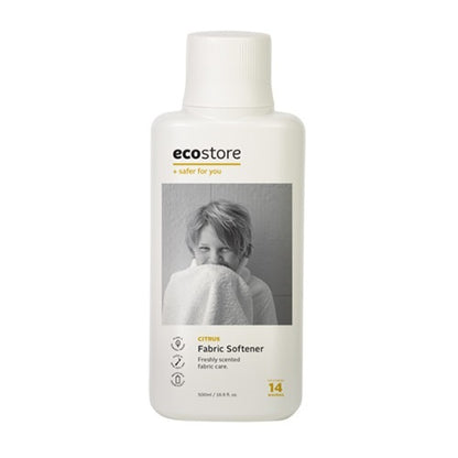 エコストア ファブリックソフナー 柔軟仕上げ剤　ecostore 業務用　濃縮タイプ 柔軟剤　洗剤　家庭用　5L　500ml　一部あす楽　天然 自然 植物由来 敏感肌 低刺激 やさしい ベビー 赤ちゃん　さわやか 爽やか すっきり 衣類 洗濯　環境に優しい 肌に優しい 天然成分 柔軟洗剤