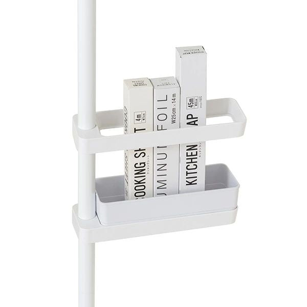 積水樹脂 つっぱり式スリムラック TSR-SW/スリム/突っ張り棒/縦/突っ張り/突っ張り収納/強力/リビング収納/洗面台収納/洗面収納/伸縮式/高さ調節/省スペース