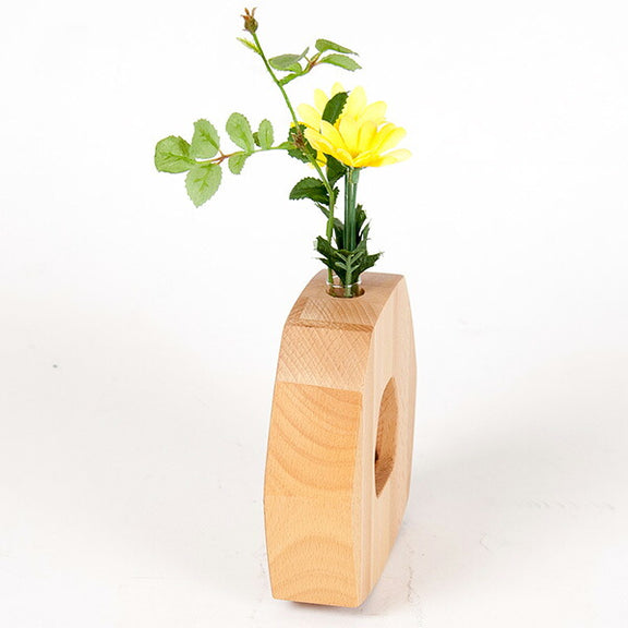 HIDAKAGU 花器ユラユラB #BE ビーチ材 PL1KAK-0080000-BEOL