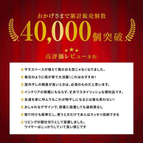 室内物干しワイヤー pid4m 森田アルミ morita 室内用物干し 部屋干し やさしい説明書付き 最長4m 耐荷重10kg グッドデザイン賞受賞 日本製