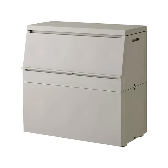 SOLOW 屋外ストッカー 120L / 250L フタ付き 薄型 奥行45cm 日本製